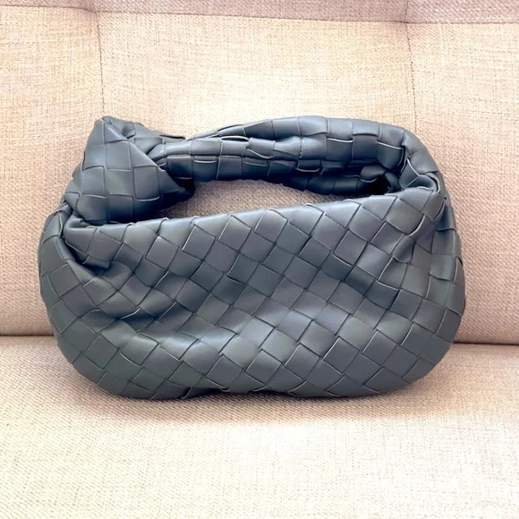 COPY - Bottega Veneta Jodie Hobo Bag Mini Gray Leather - Picture 1 of 6